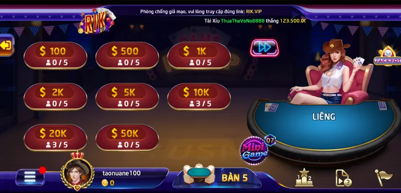 game bài Rikvip